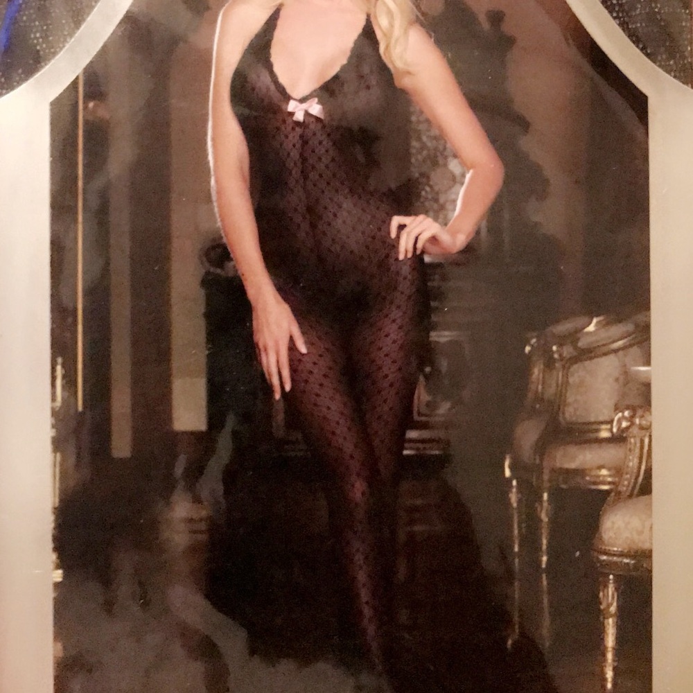 Lace lingerie body suit